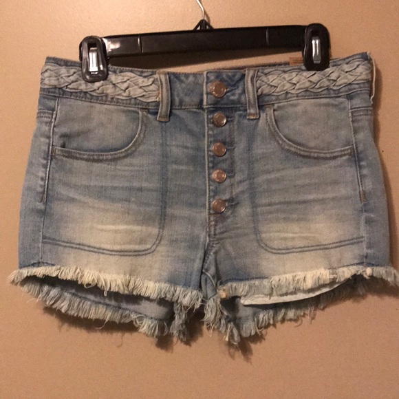 American Eagle Outfitters Pants - Light wash denim shorts